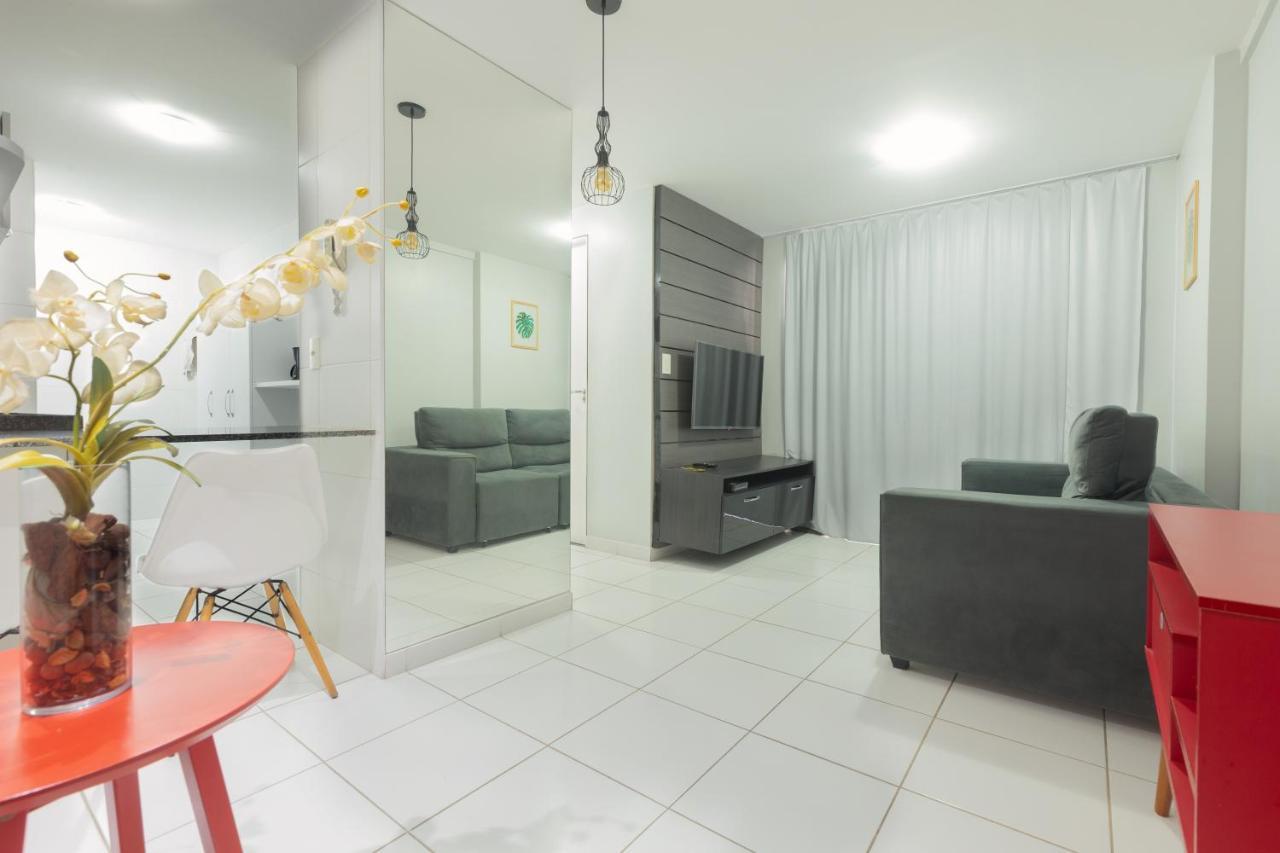 Flat Quarto E Sala C/ Vista Mar Espetacular Apartment Maceio  Bagian luar foto